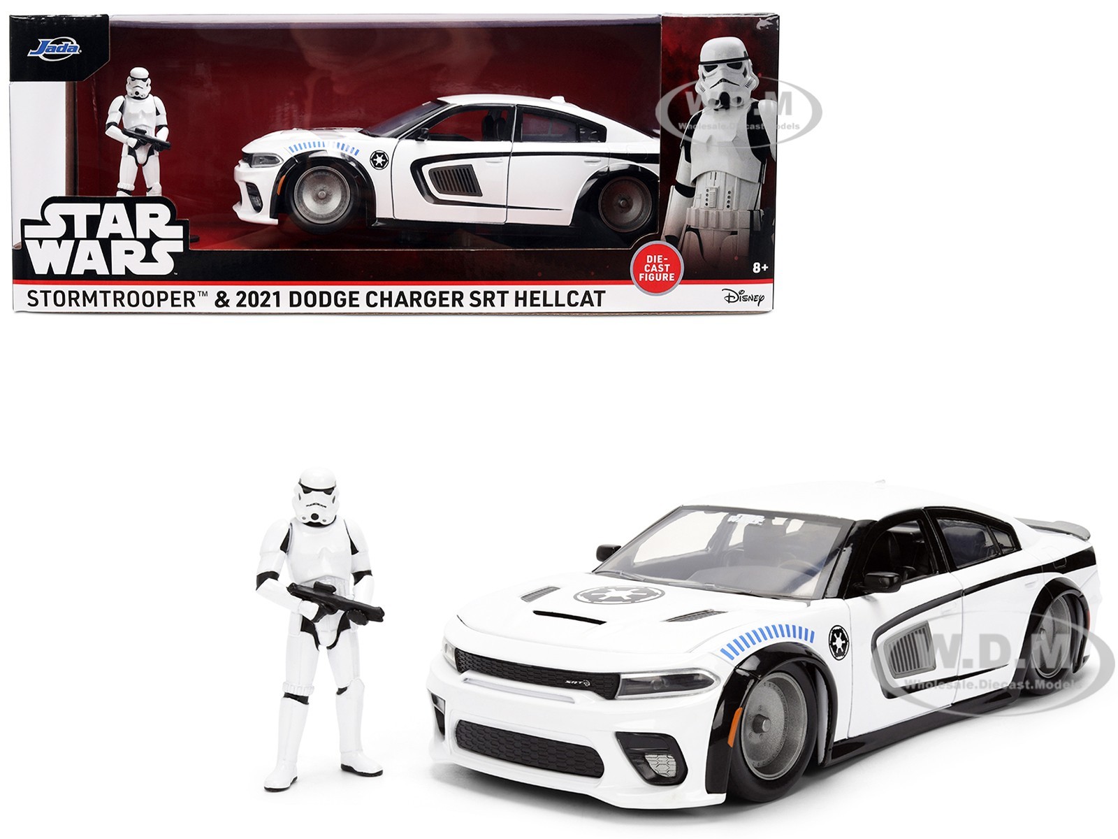 2021 DODGE CHARGER SRT HELLCAT & STORMTROOPER FIGURE 