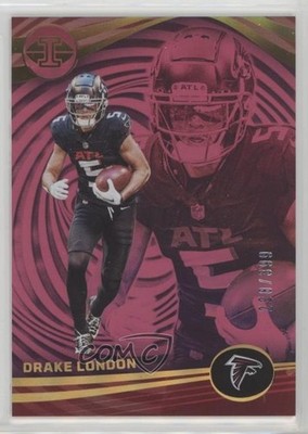 2023 Panini Illusions Pink 228/399 Drake London #5 14zh