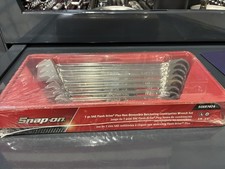 Snap-on Soxr707a 7pc Sae Flank Drive Plus Ratcheting Wrench Set 38-34