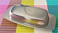 Vintage Selandia stainless steel butter dish-Denmark