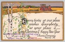 Postcard - Montgomery Machine Co. Great Falls Montana Arts & Crafts Advertising