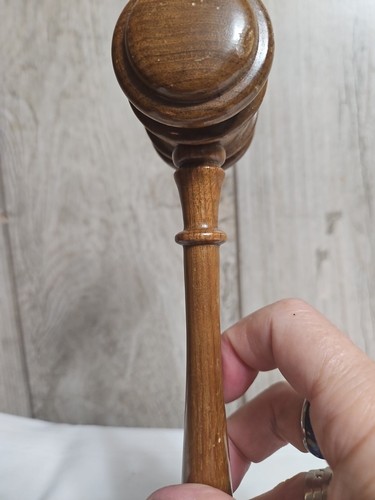 GAVEL, wooden "President, Rosary Society, Holy Ghost Church, 1956-1957", VTG - Bild 13 von 18