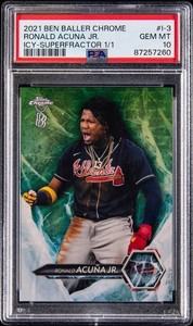 Topps Chrome Ronald Acuna Jr | eBay