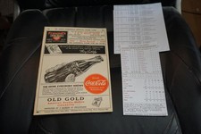 1939 CUBS AT CARDINALS PROGRAM DIZZY DEAN PITCHED FOR CUBS HR HARTNETT AND HACK