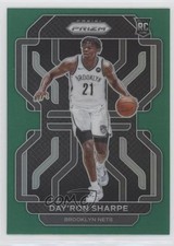 2021-22 Panini Prizm Green Prizm Day'Ron Sharpe #281 h3a