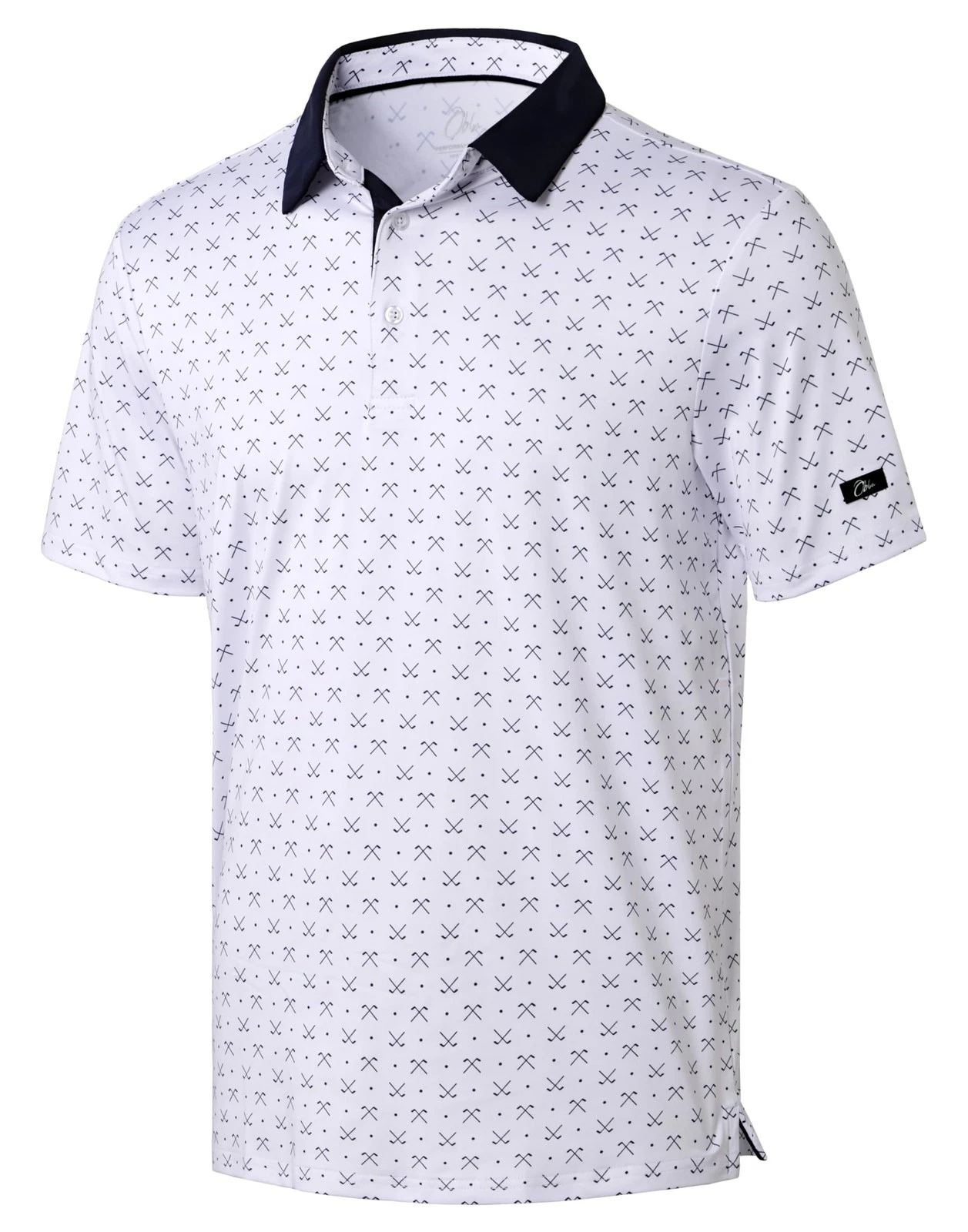 Mens Golf Polo Shirts Short Sleeve Dry Fit Performance Moisture Wicking Casua...