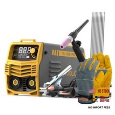 135A 110V Stick Welder Kit with Lift TIG Torch, rods Gloves Stick/Lift