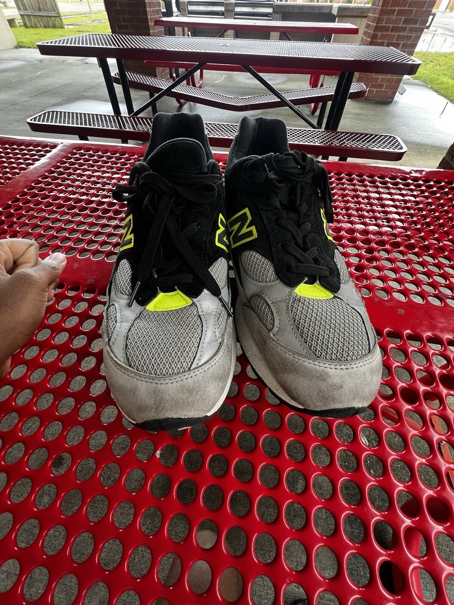 Size 11 - New Balance 992 Made in USA Grey Volt No Box | eBay