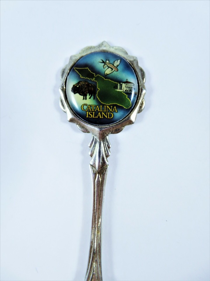 Vintage Caprice Souvenir Spoon Catalina Island Emblem Perfection Silver