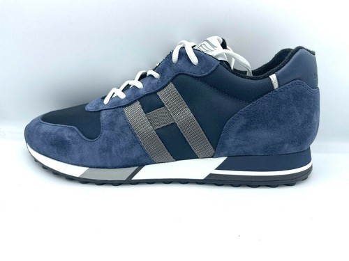 SNEAKERS SCARPE HOGAN UOMO H383 NASTRO BLU COLLEZIONE 2022 | eBay