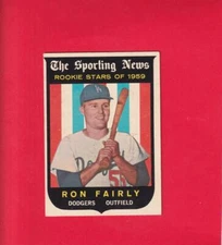 1959 Topps #125 Ron Fairly RC EX+ Excellent+ Los Angeles Dodgers Lot#16091