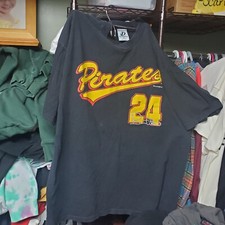 Vintage 90s  1999 Dynasty Pittsburgh Pirates Brian Giles Double Sided Graphic...