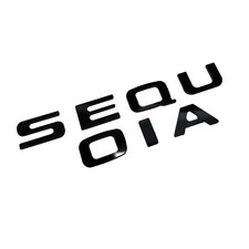 Bdtrims Glossy Black Plastic Letters For Toyota Sequoia 2008-up Rear Inserts