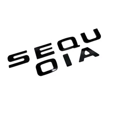 BDTrims | Glossy Black Plastic Letters For Toyota Sequoia 2008-UP Rear Inserts