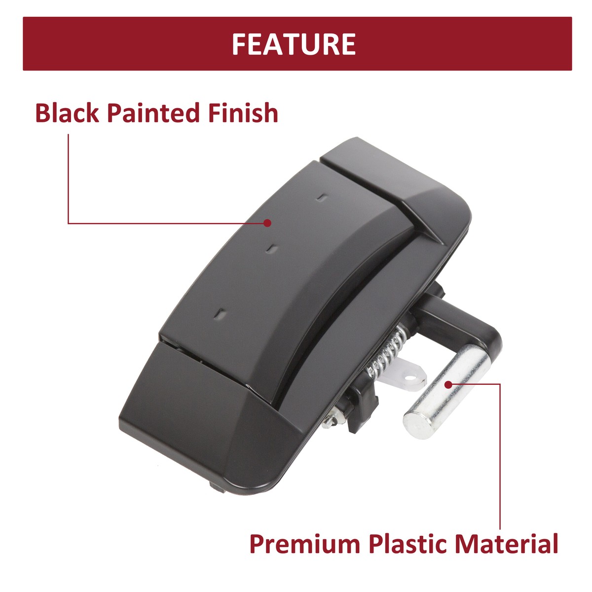 For 2003-2009 2004 Nissan 350Z Black Outer Outside Left & Right