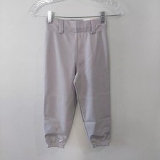 Easton Pro pullup pant Youth small grey drawstring waist 23-25in waist baseball