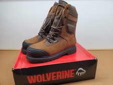 NEW MENS WOLVERINE BIG SKY BROWN W05551 COMPOSITE TOE WORK BOOTS 8 W 8.5 9 9.5