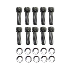 Chrome Steel Allen Head Timing Cover Bolt Set Kit for Chevy V8