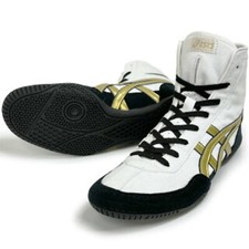 ASICS Wrestling Shoes 1083A001 EX-EO TWR900 White Black Gold A531