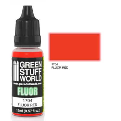 Green Stuff World 1704 FLUORESCENT RED 17ml