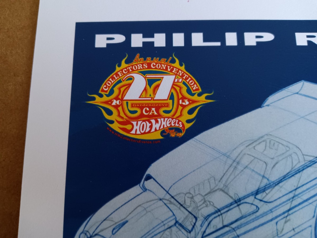 Signed Phil Riehlman 2013 Hot Wheels 27th Convention Drag Dairy E