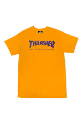 Thrasher Magazine Skate Mag Gold  / Purple T-Shirt