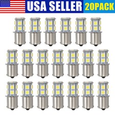 20x 1156 1141 13-smd Rv Camper Trailer Led Interior Light Bulbs 12v Super 6000k