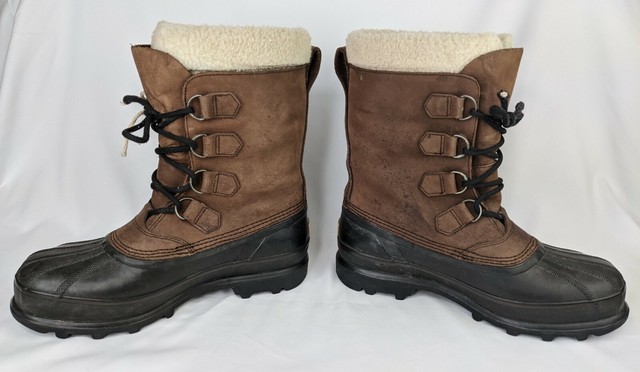 Sorel Caribou II Boots Men's Size 9 Sherpa Lined Waterproof Snow Tall NM1000-879 | eBay