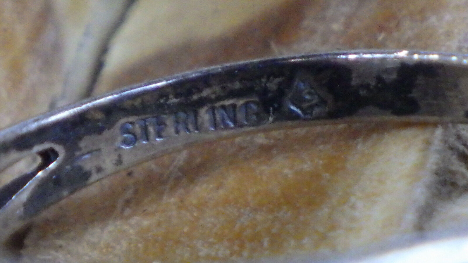 Vintage Sterling Silver 925 Ring Band Little Silv… - image 8