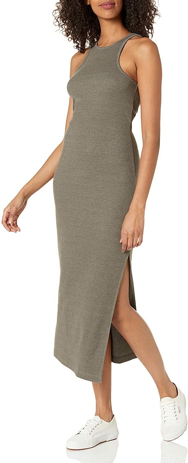 Rasha Ribbed Jersey Dress | eBay