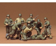 Tamiya 300035048 1:35 Figuren-Set US Infant. Infanterie W-Europa (8) Soldaten