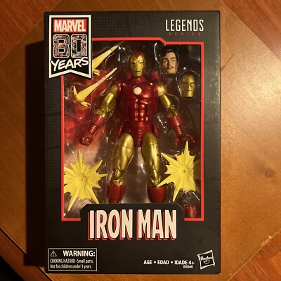 Hasbro Marvel 80th Anniversary Iron Man Marvel Legends Inch Action