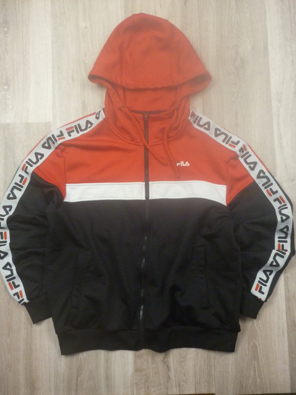 FELPA cappuccio con ZIP FILA