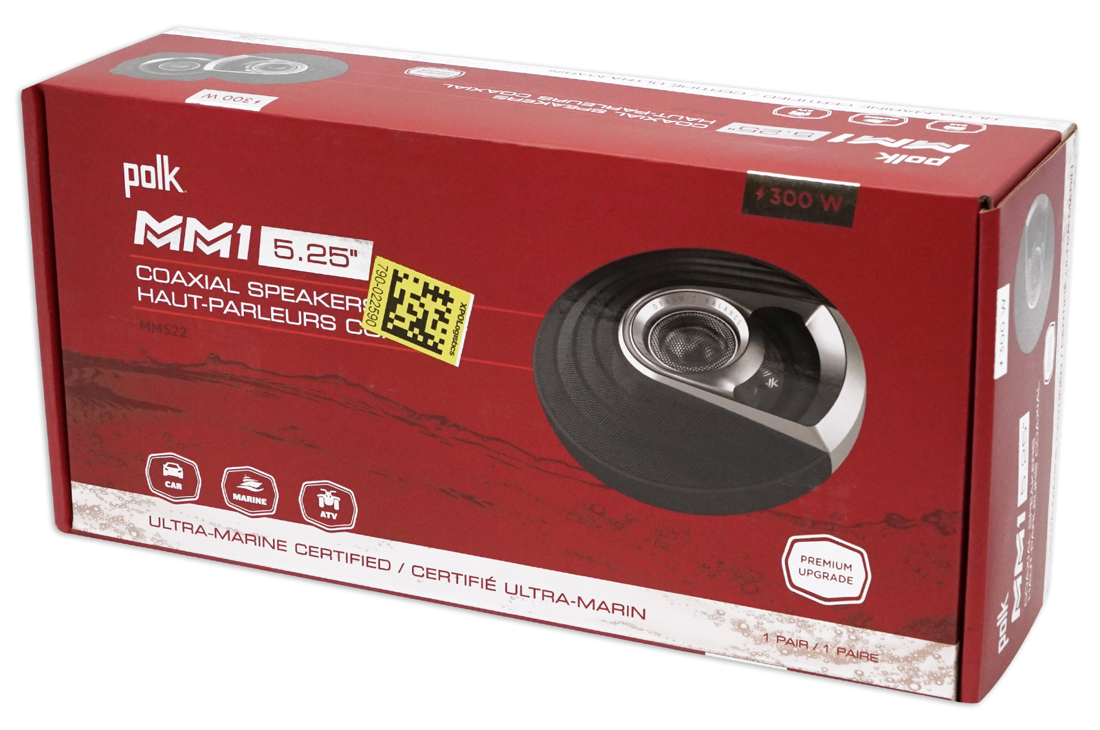 4 Автомобильные аудиодинамики Polk Audio MM522 525 мощностью 600 Вт 4-канальный усилитель Комплект усилителей