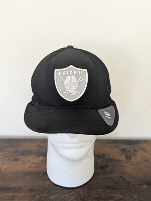 Las Vegas Raiders Hat Size 7 Black New Era 59Fifty Fitted Cap Oakland Black Hole
