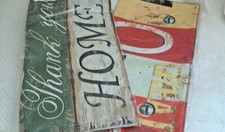 HOME Pillow Covers Cotton 17.5" x 17" Set Of 2 Brite Colors Zip One Side