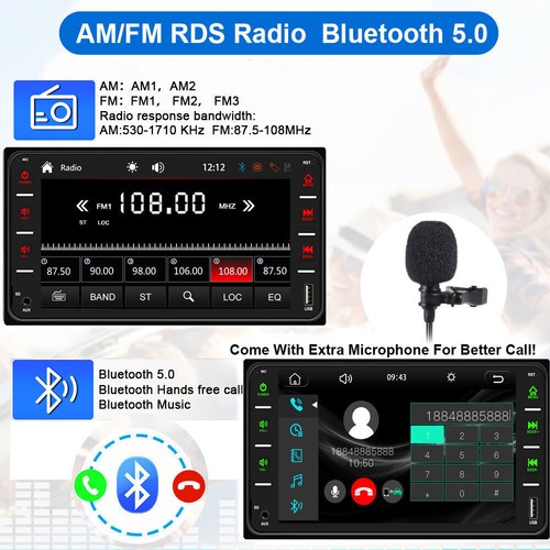 7'' Apple Carplay Car Radio Stereo Head Unit For Toyota Camry Highlander 4Runner - 第 10/15 張圖片