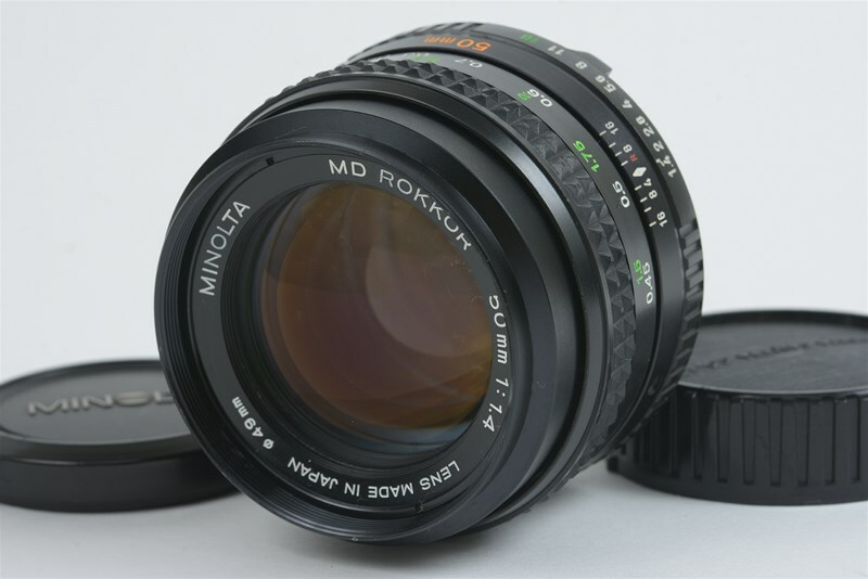 Minolta MD Rokkor 50mm f/1.4 Standard Lens MD Mount From