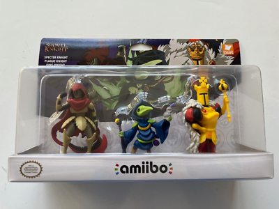 Shovel Knight Amiibo 3 Pack Nintendo Switch Yacht Club Games New