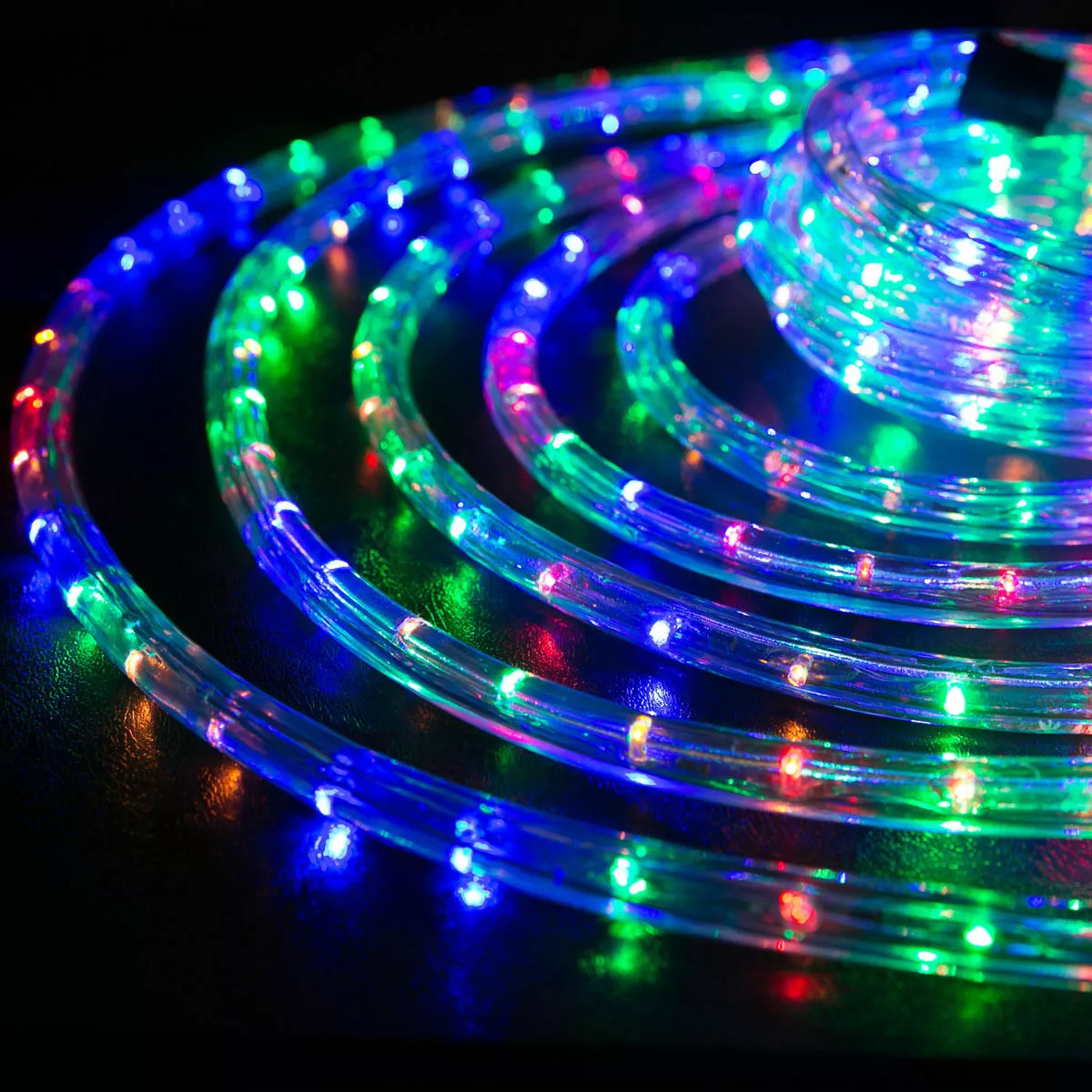 Multi color led rope on sale lights outdoor