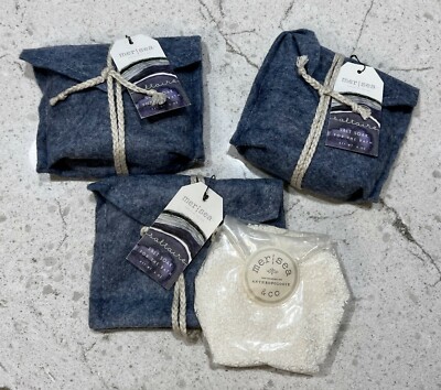 Anthropologie 3 Qty MerSea Saltaire Bath Salt Soak 6 oz Gift Pouch New with Tag
