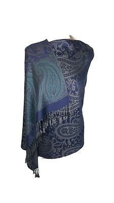 Designer Blumen Paisley Tuch Schal Halstuch Pashmina warm weich SilkyTouch Geschenk