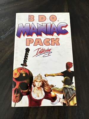 3DO Manual Only 3DO Maniac Pack 