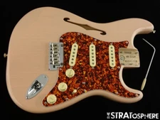 Fender FSR American Professional II Thinline Strat LOADED BODY, Ash Shell Pink