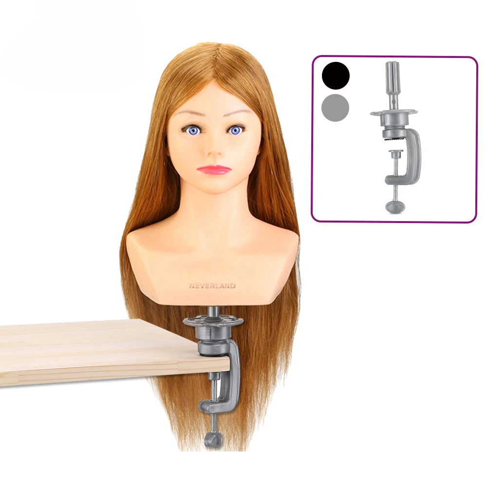 Maniquin Head with 80% Human Hair, 24'' Doll Head for Hair Styling, Manikin  Head with Real Hair, Practice Cosmetology Mannequin Head, DIY Hairdressing