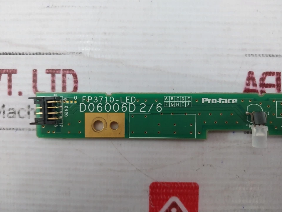 PRO-FACE FP3710-LED Printed Circuit Board 40140023 D06006D 2/6 - Image 4 of 4