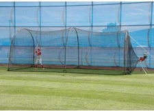HEATER SPORTS Xtender 24' Baseball and Softball Batting Cage Net and Frame