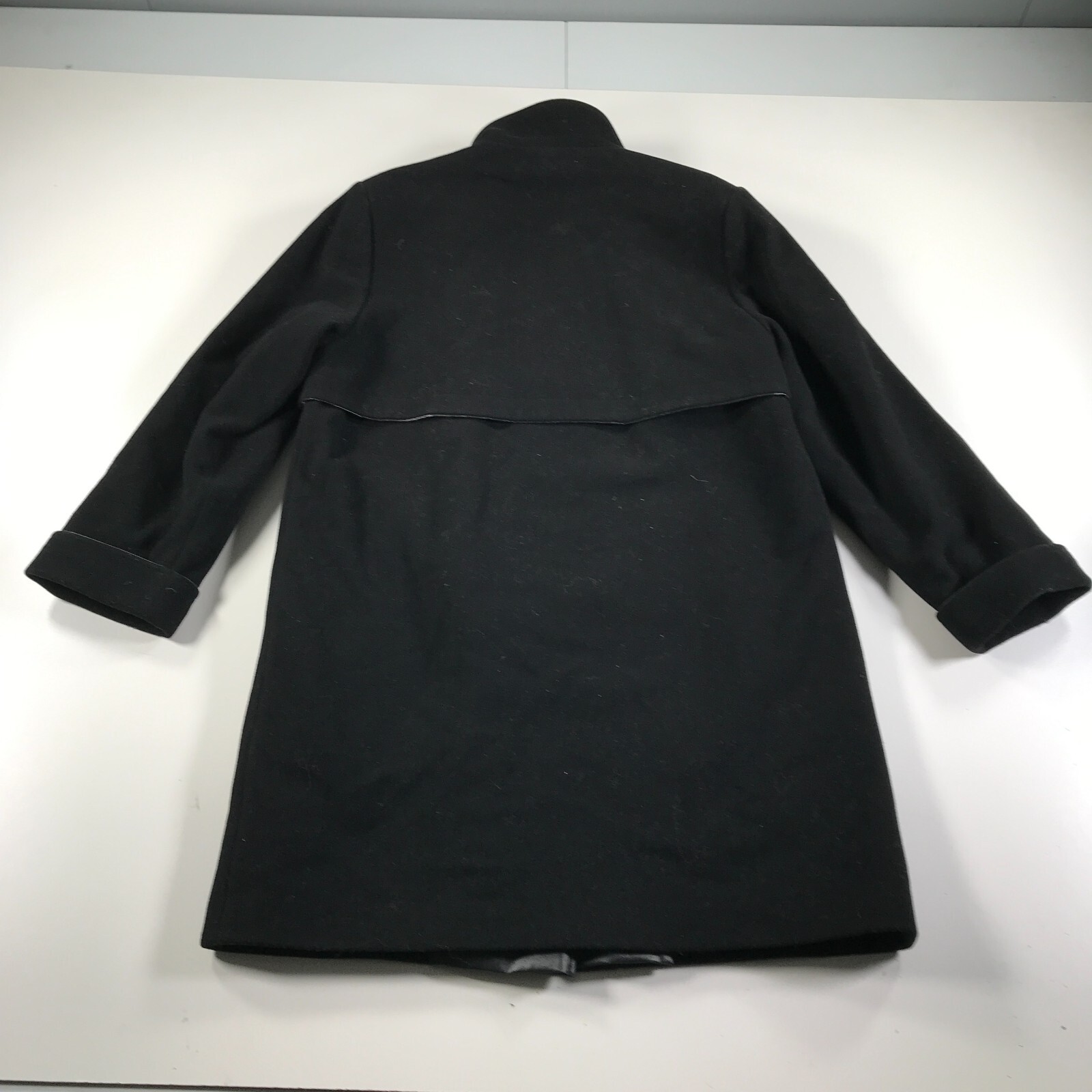 Herluf Design Denmark Coat Womens 36 Black Wool Car O… Gem