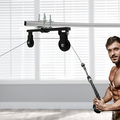 Cable Pulley System, Weight Pulley System for Home Gym Equipment, Easy to Clean