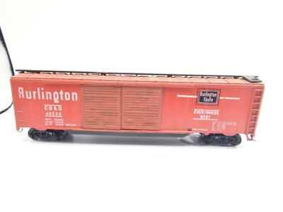 #ad Athearn HO Scale Burlington CBamp;Q 48500 Everywhere West Double Door 50#x27; Box Car $9.95